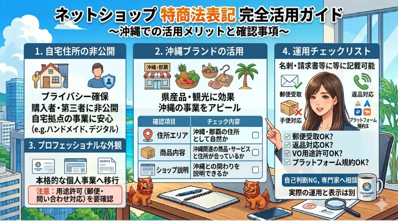 バーチャルオフィスを特商法表記に使うメリット