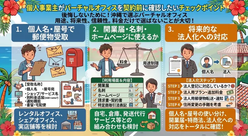 個人事業主が契約前に確認したいチェックポイント