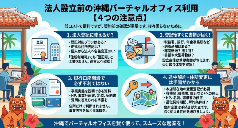 法人設立前に使う場合の注意点